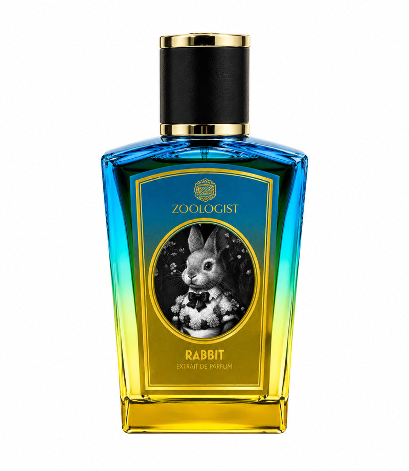 Zoologist Rabbit perfume bottle on pure white