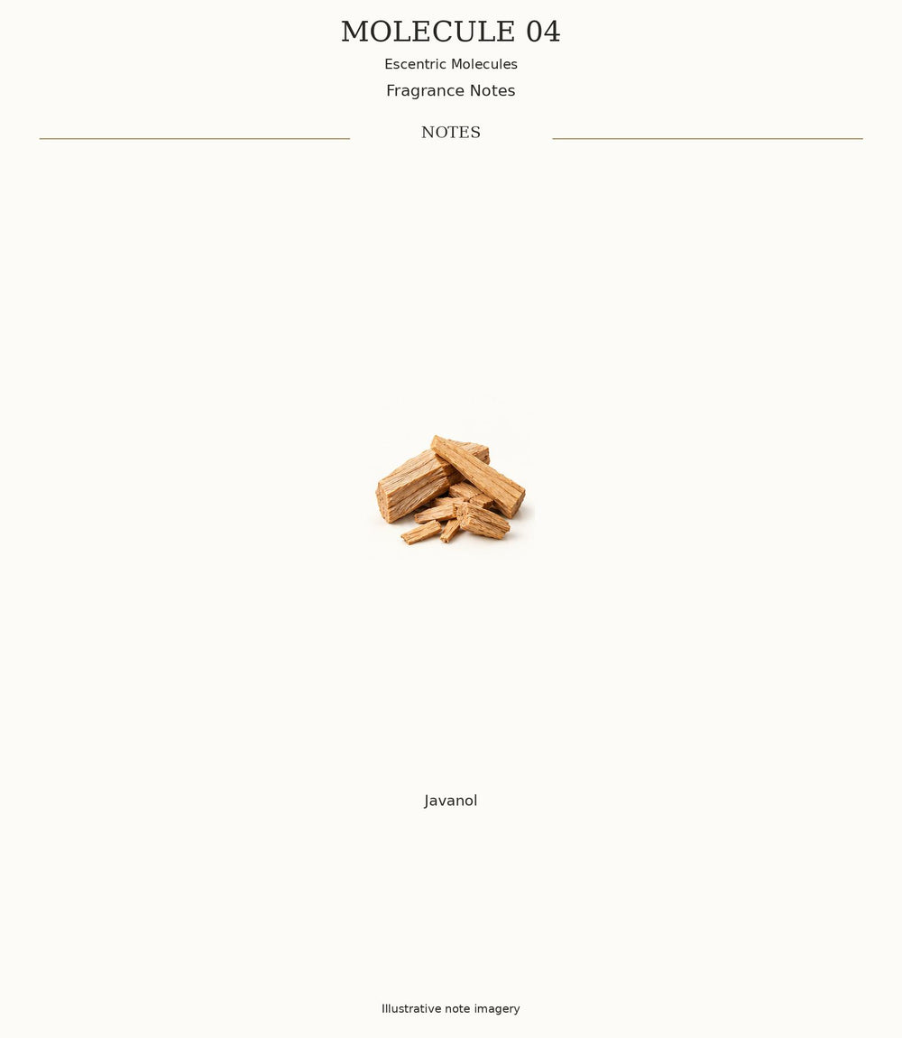 MOLECULE 04 complete illustrated fragrance notes