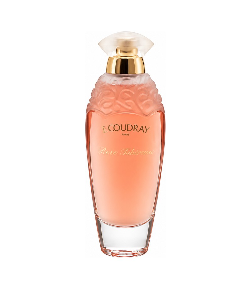 ROSE TUBEREUSE by E COUDRAY original fragrance bottle on white