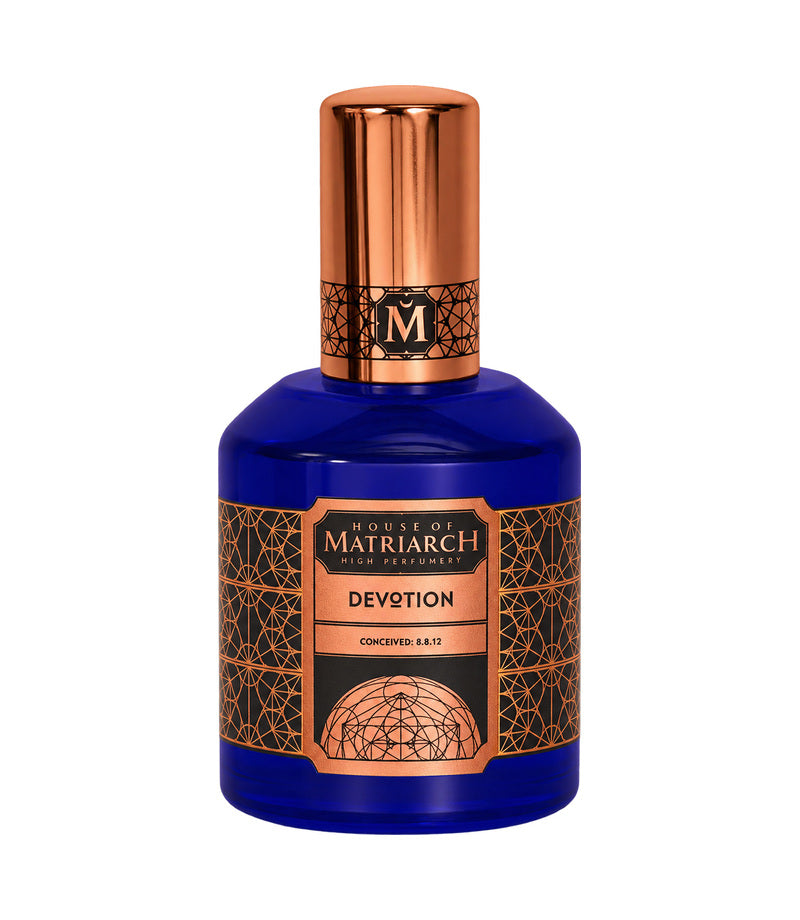 House of Matriarch Devotion authentic full perfume bottle on pure white