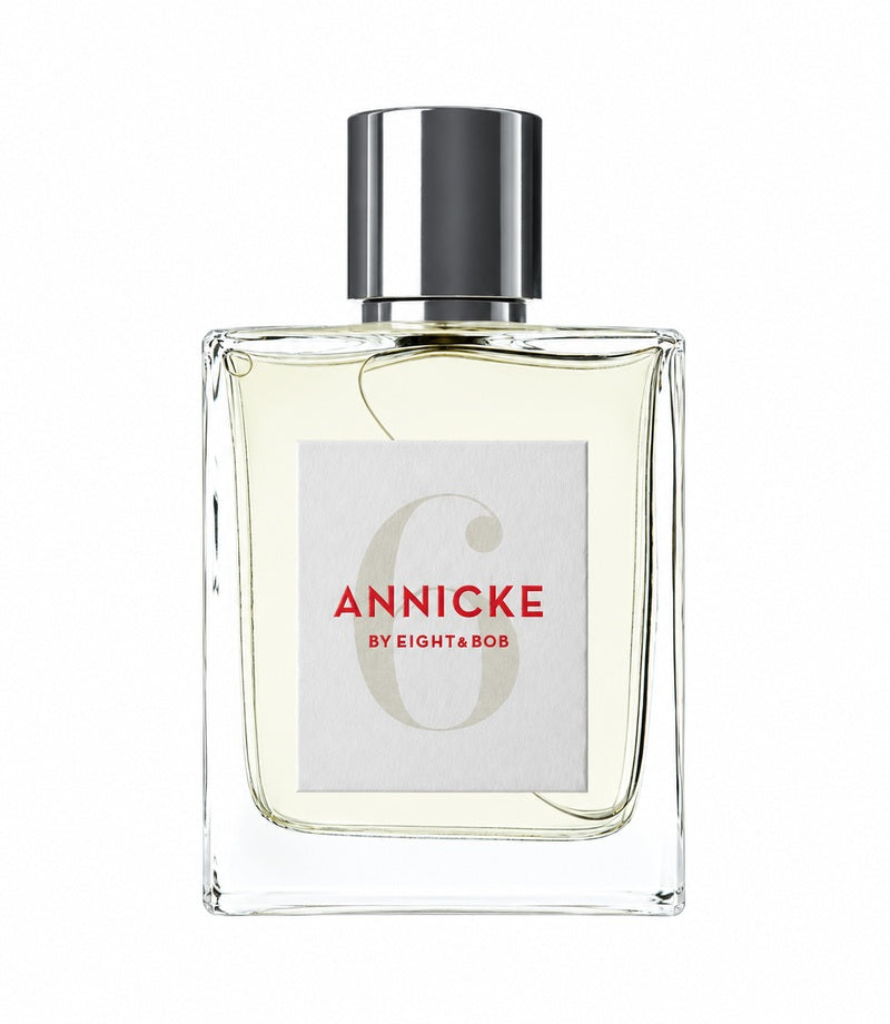 ANNICKE 6 — authentic original fragrance bottle on pure white