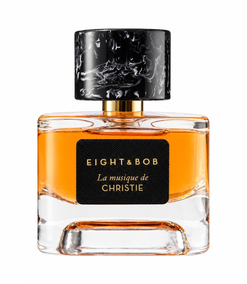 LA MUSIQUE DE CHRISTIE — authentic original fragrance bottle on pure white