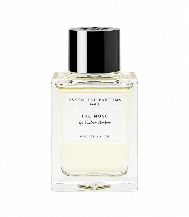 THE MUSC — authentic original fragrance bottle on pure white