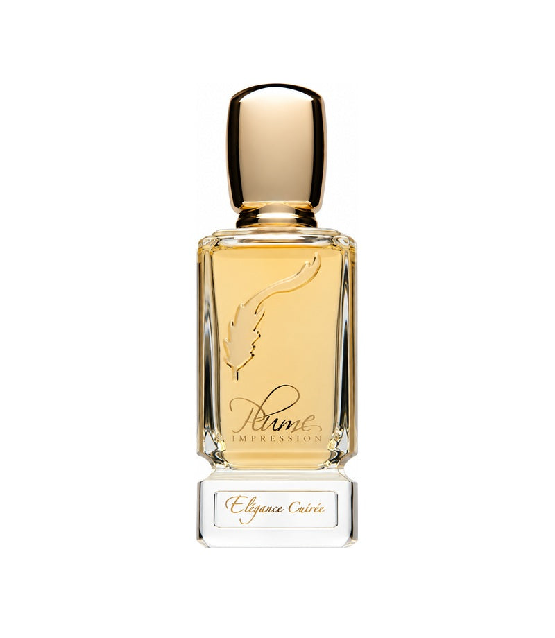 ELEGANCE CUIREE by PLUME IMPRESSION full bottle on pure white
