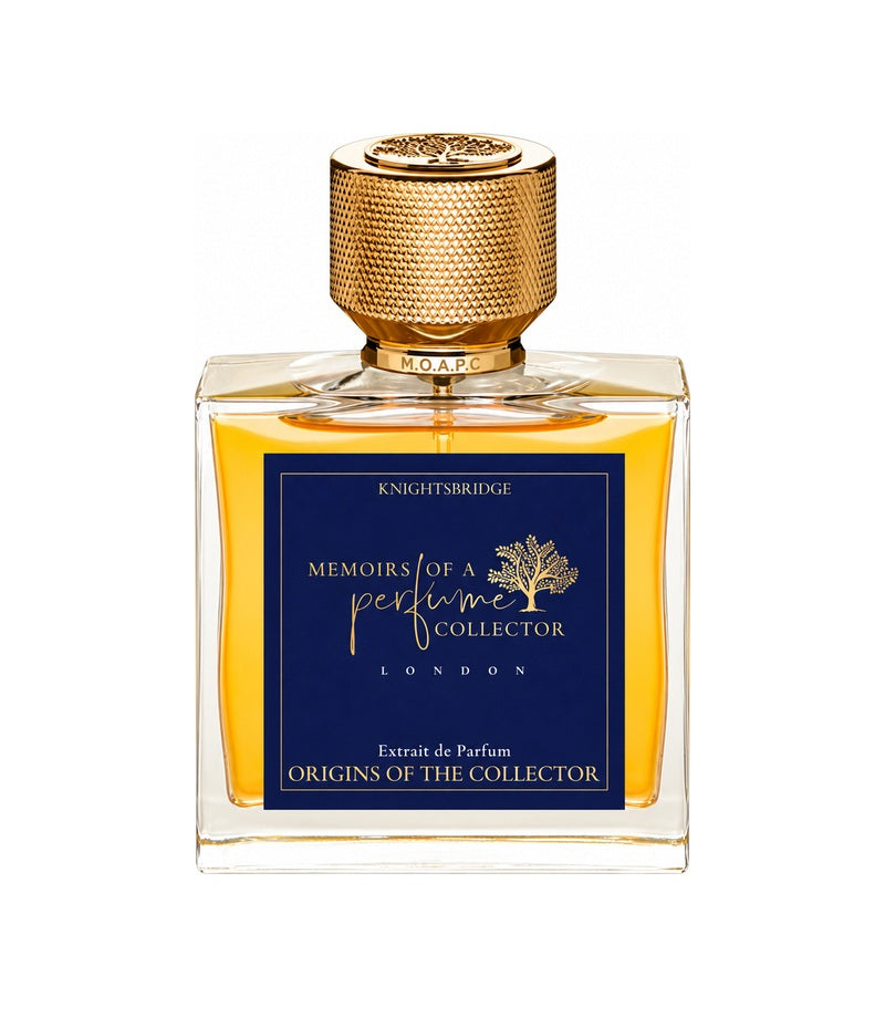 ORIGINS OF THE COLLECTOR by MEMOIRS OF A PERFUME COLLECTOR full bottle on pure white