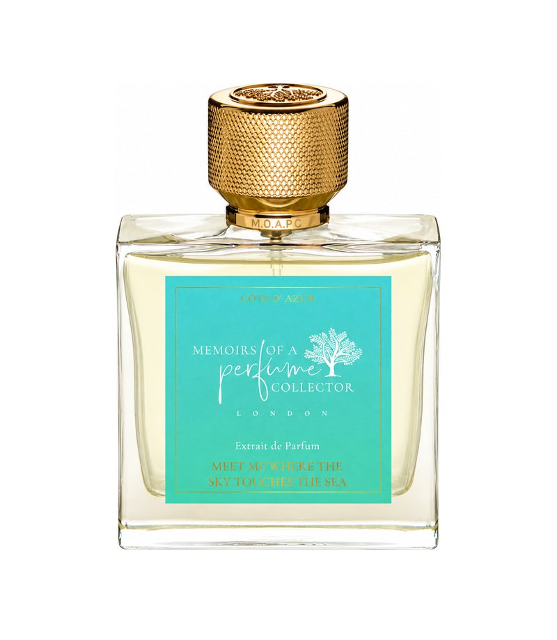 MEET ME WHERE THE SKY TOUCHES by MEMOIRS OF A PERFUME COLLECTOR full bottle on pure white