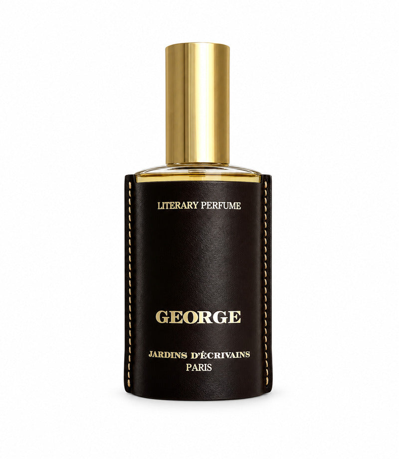 George by Jardins d’Écrivains original bottle, full and centered on a pure white background
