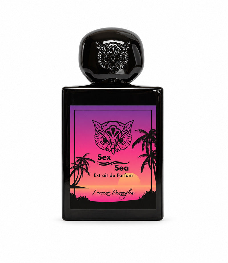 Sex Sea by LORENZO PAZZAGLIA original full bottle centered on a pure white background