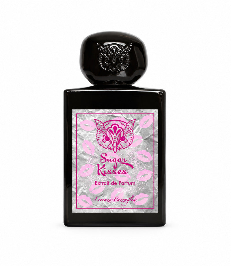Sugar Kisses by LORENZO PAZZAGLIA original full bottle centered on a pure white background
