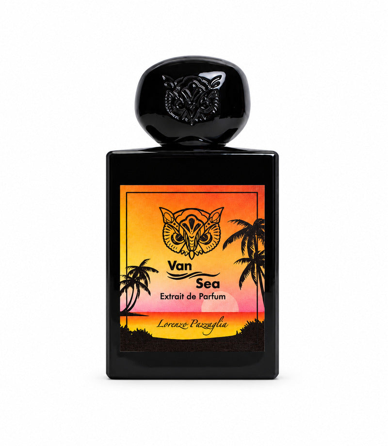 Van Sea by LORENZO PAZZAGLIA original full bottle centered on a pure white background