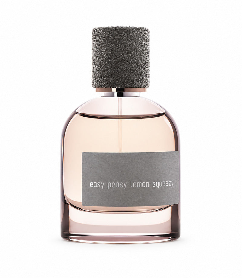 Easy Peasy Lemon Squeezy by PARFUM BURO original full bottle centered on a pure white background