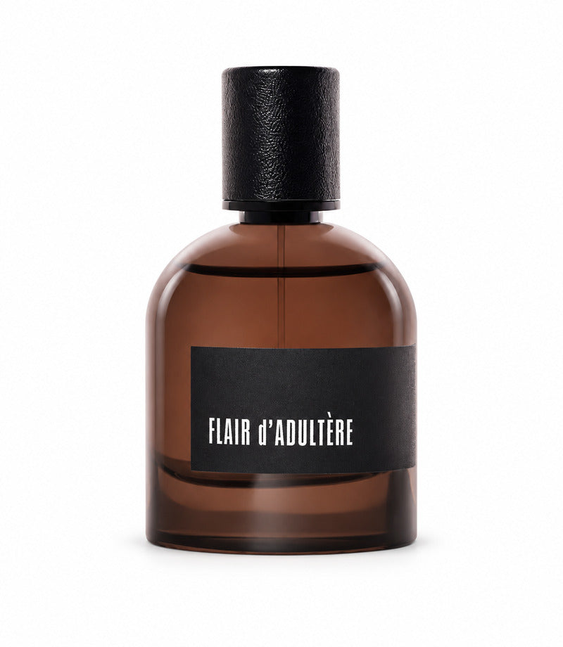 FLAIR ADULTERE by PARFUM BURO original full bottle on pure white