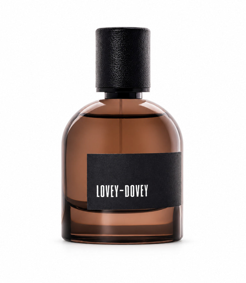 LOVEY DOVEY by PARFUM BURO original full bottle on pure white
