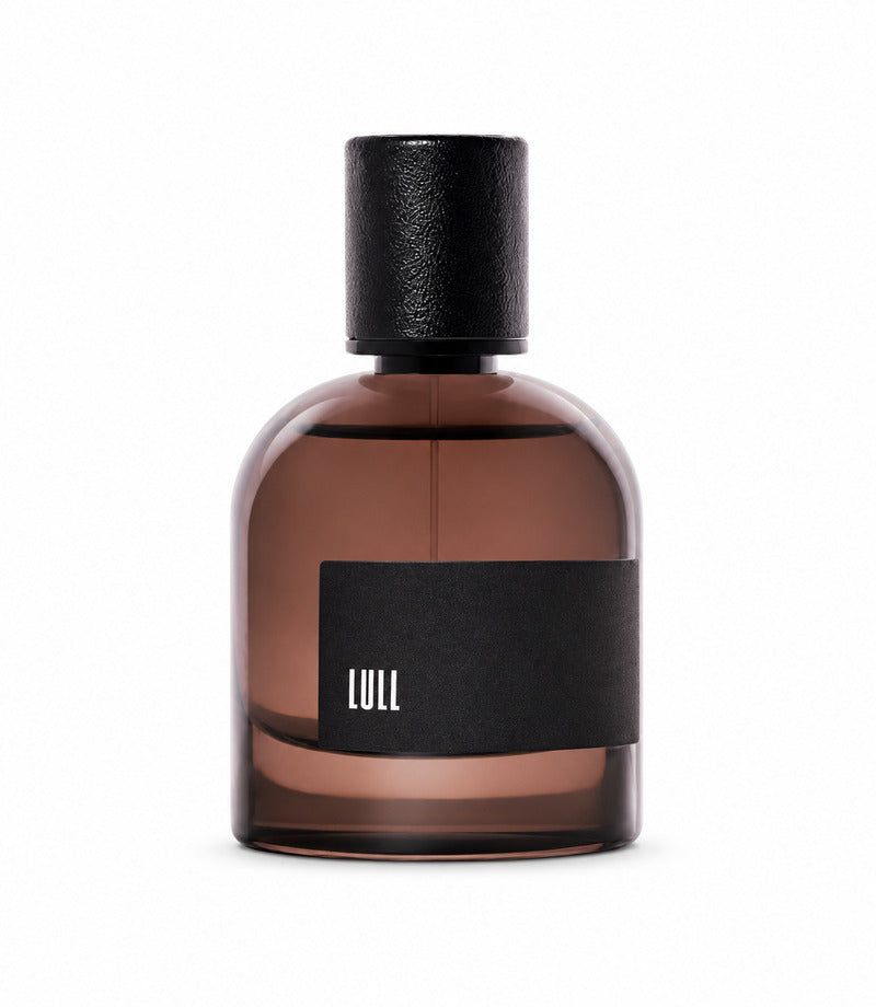 LULL by PARFUM BURO original full bottle on pure white