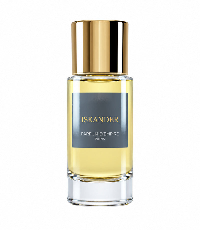 ISKANDER by PARFUM D'EMPIRE original full bottle on pure white