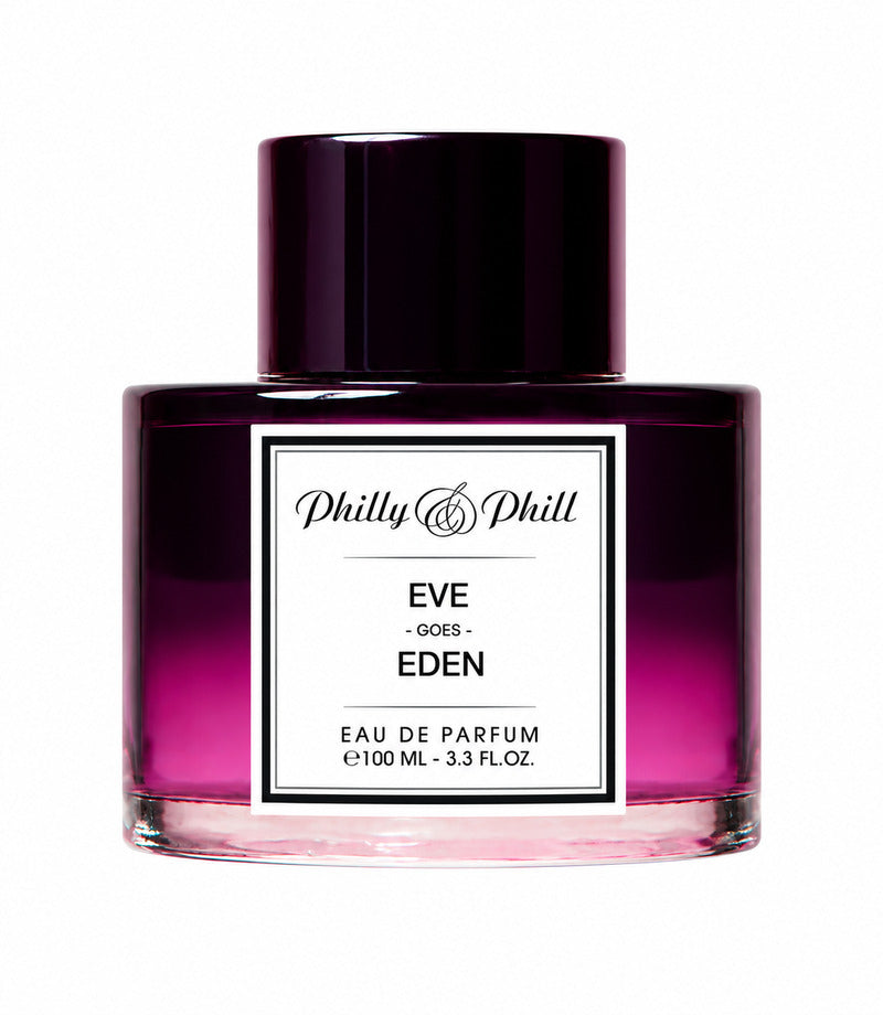 EVE GOES EDEN by PHILLY & PHILL original full bottle on pure white