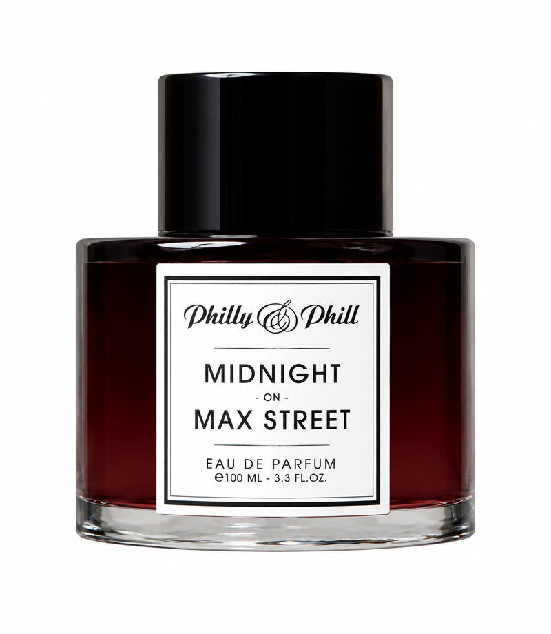 MIDNIGHT ON MAXSTREET by PHILLY & PHILL original full bottle on pure white