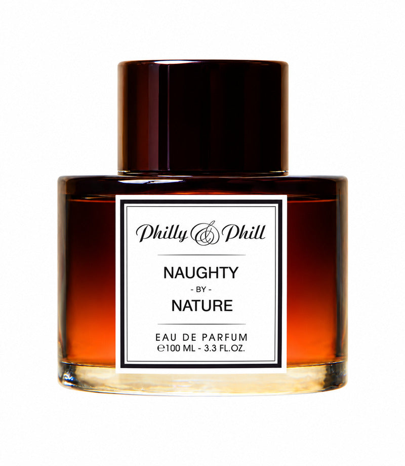 NAUGHTY BY NATURE by PHILLY & PHILL original full bottle on pure white