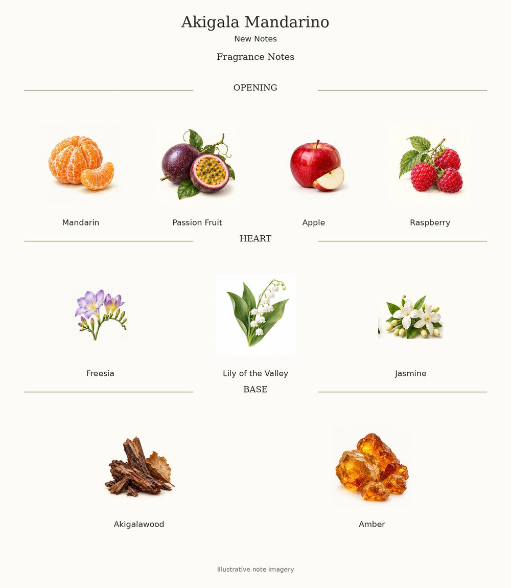 Akigala Mandarino fragrance notes
