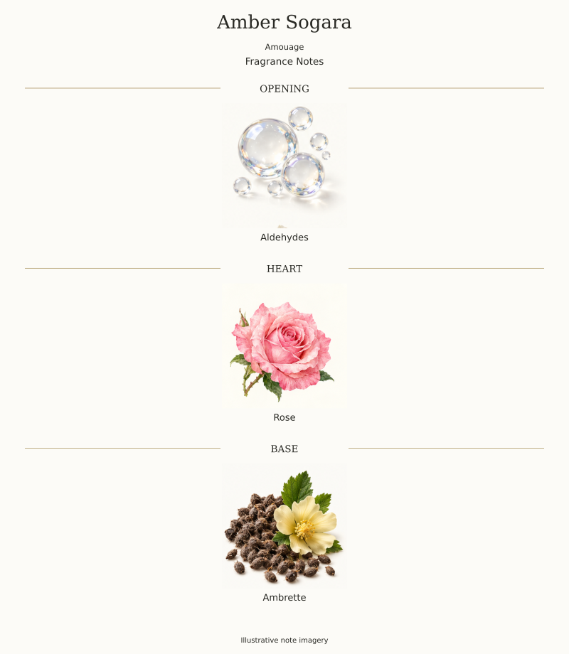 AMBER SOGARA by Amouage complete verified fragrance notes