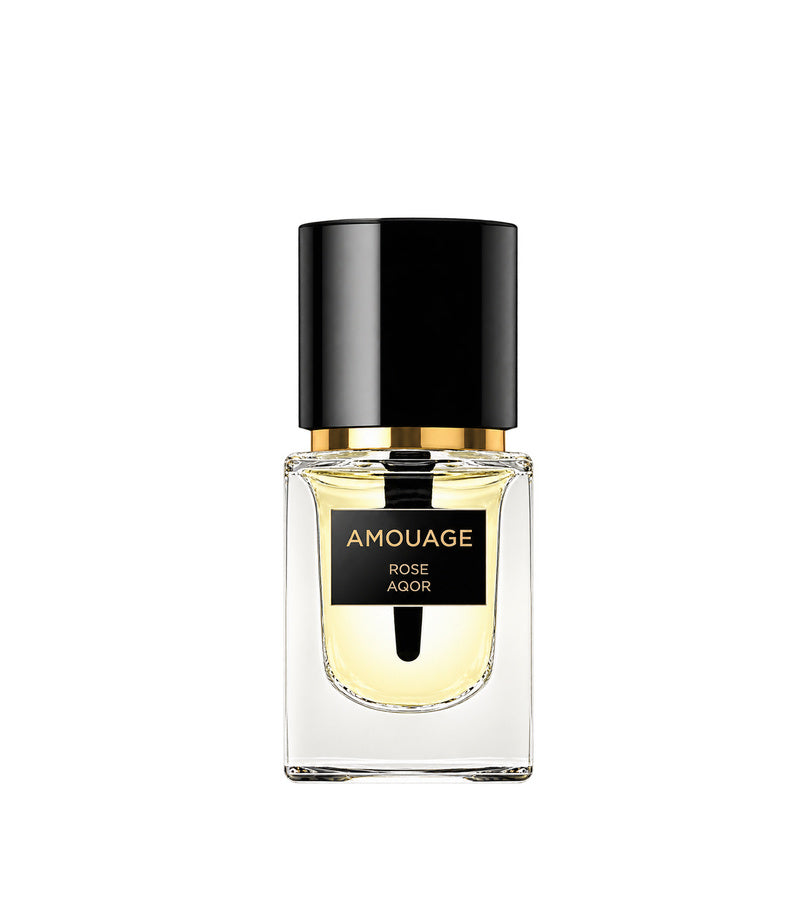 ROSE AQOR by Amouage original attar bottle on pure white