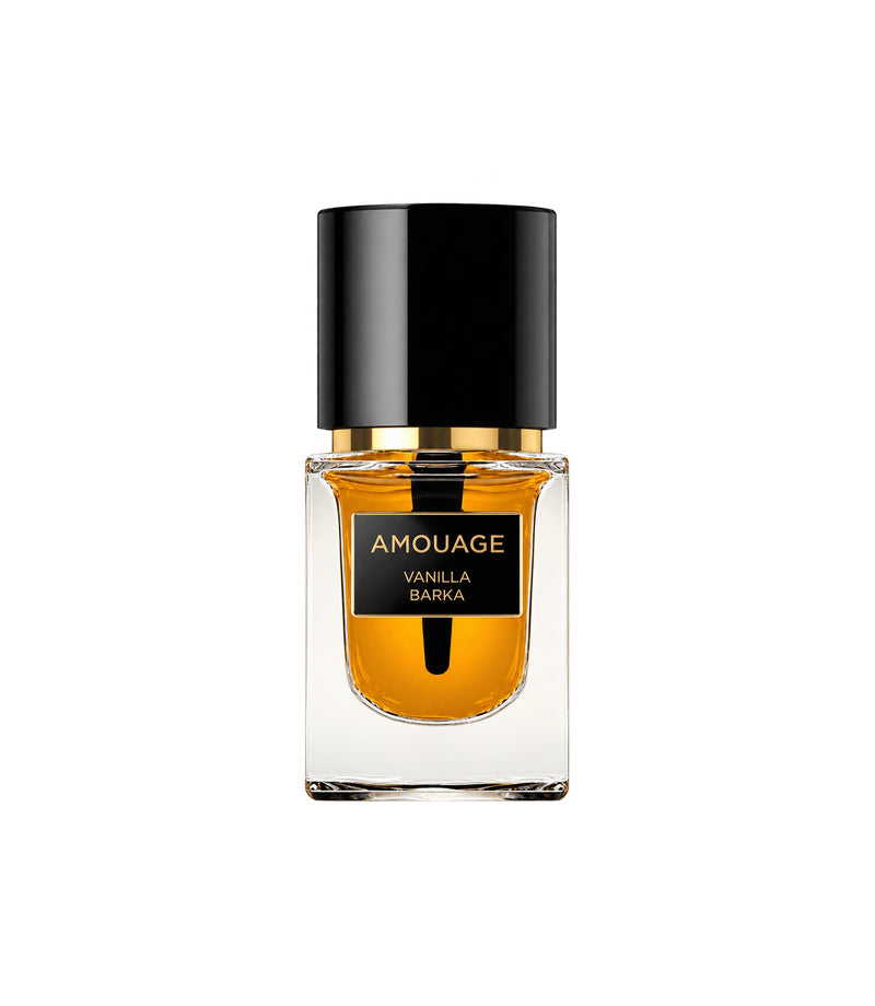 VANILLA BARKA by Amouage original attar bottle on pure white