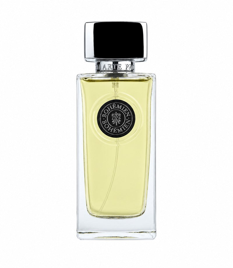 Bohémien authentic original fragrance bottle on white