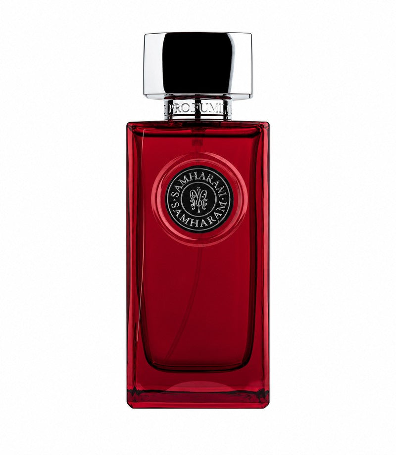 Samharam authentic original fragrance bottle on white