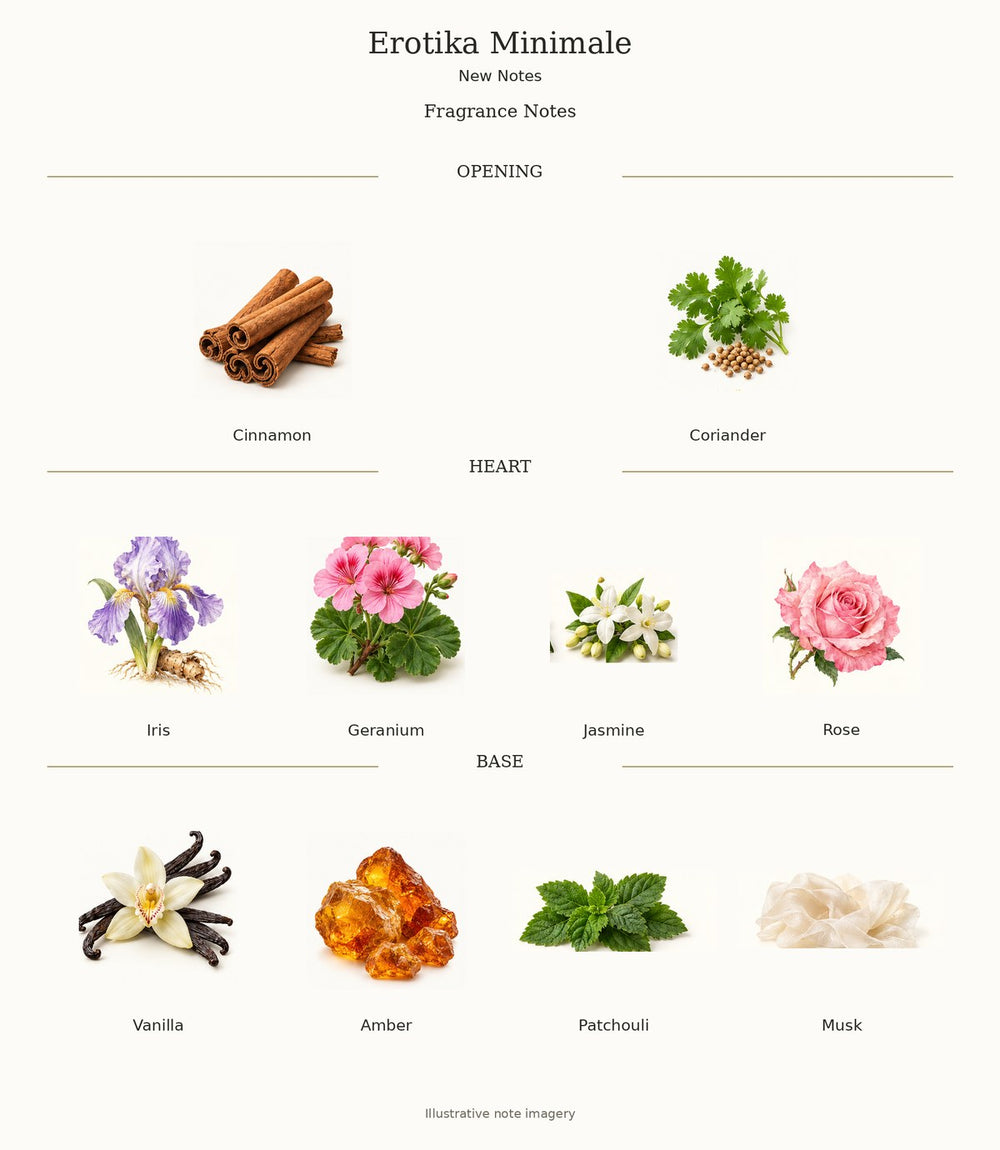 Erotika Minimale fragrance notes