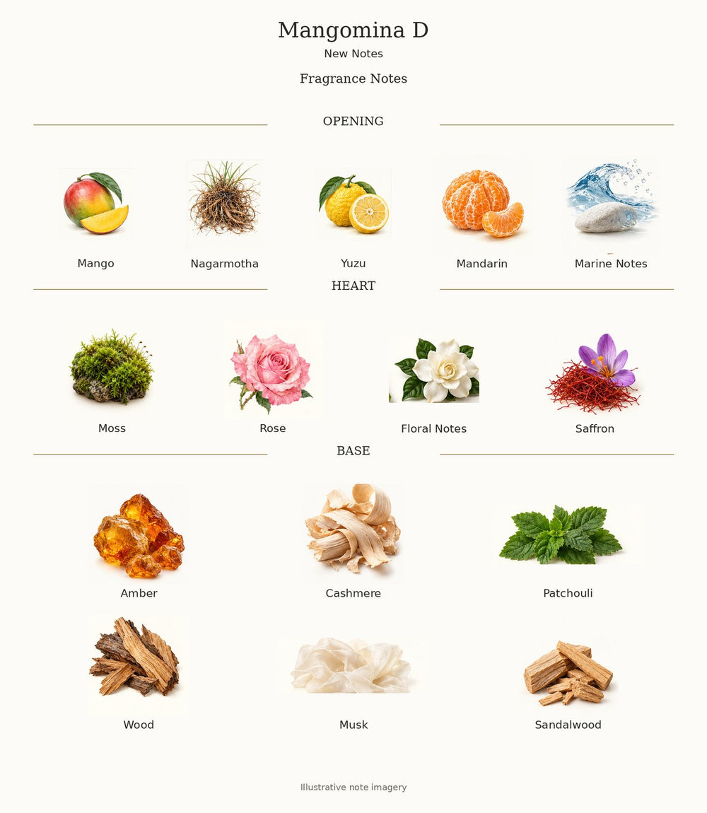 Mangomina D fragrance notes