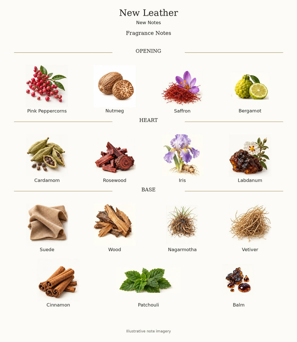 New Leather fragrance notes