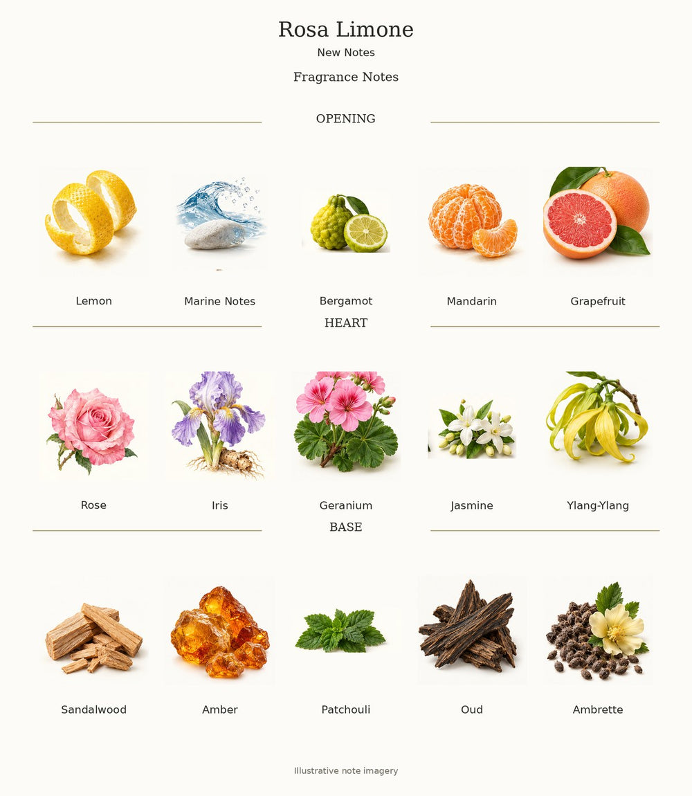 Rosa Limone fragrance notes