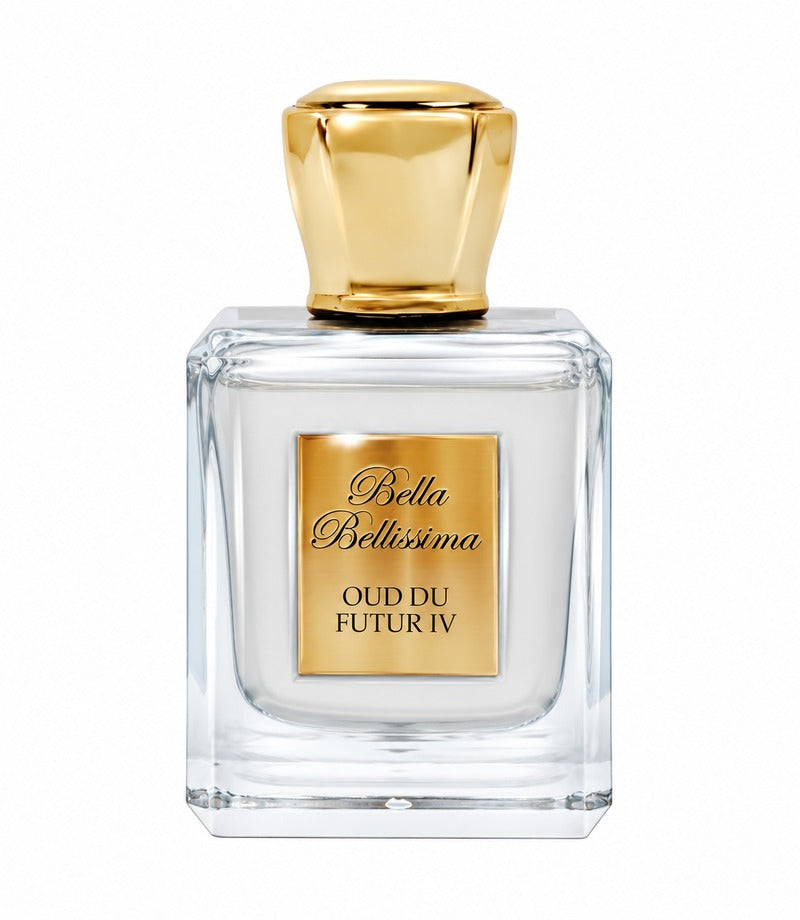 Oud du Futur IV original fragrance bottle on white