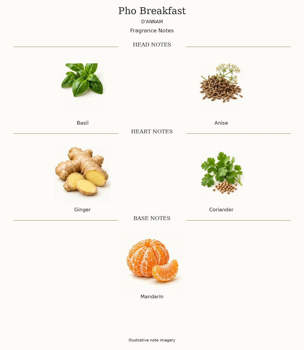 PHO BREAKFAST by D'ANNAM — complete fragrance notes