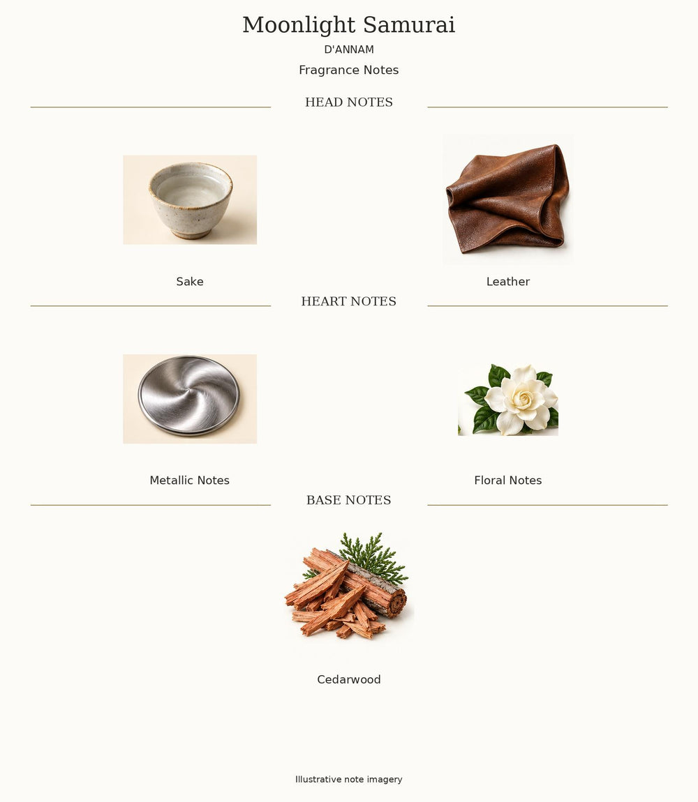 MOONLIGHT SAMURAI by D'ANNAM — complete fragrance notes