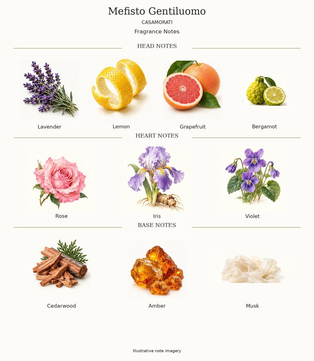 MEFISTO GENTILUOMO by CASAMORATI — complete fragrance notes