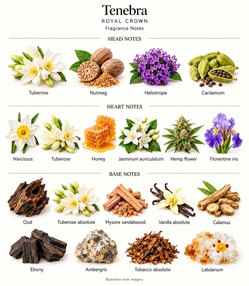 Tenebra by ROYAL CROWN — complete fragrance notes
