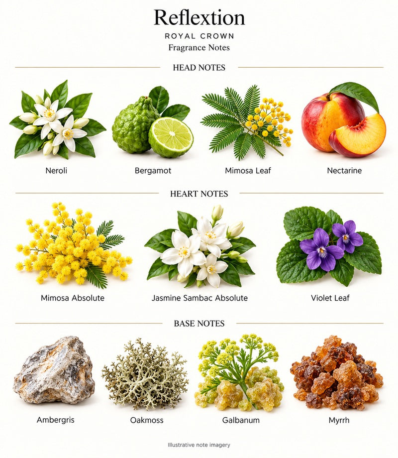Reflextion by ROYAL CROWN — complete fragrance notes