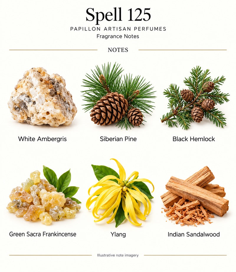 Spell 125 by PAPILLON ARTISAN PERFUMES — complete fragrance notes