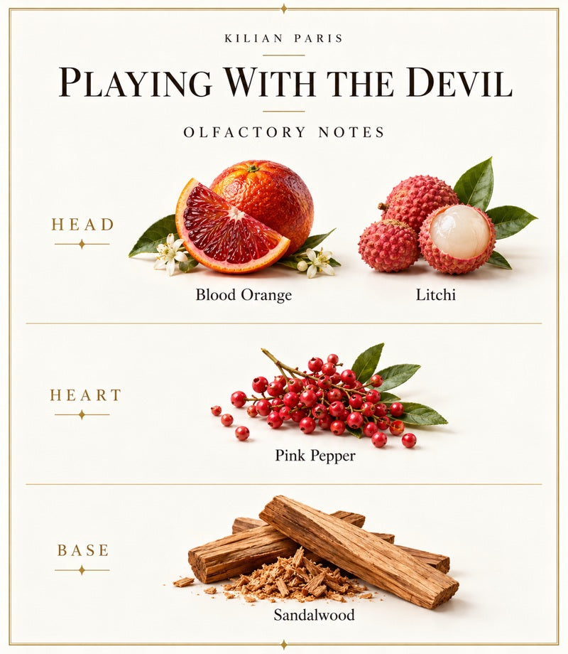 Kilian Playing With The Devil — complete illustrated olfactory notes