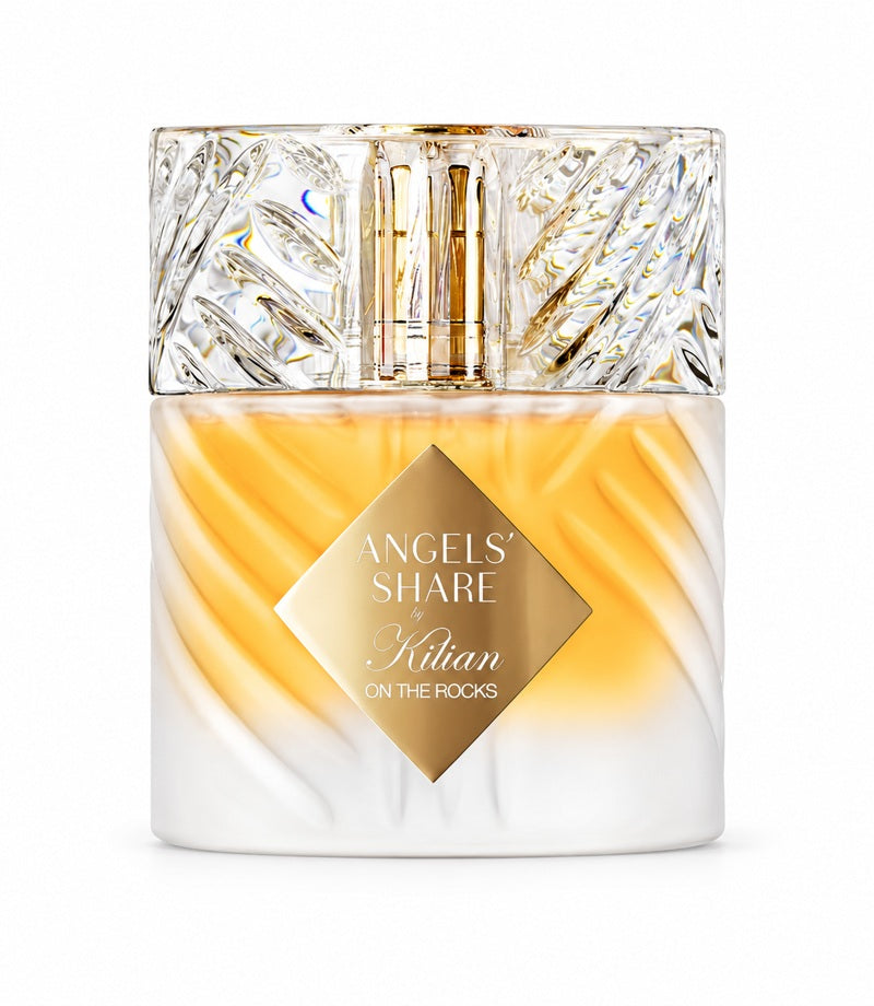 Kilian Angels' Share On The Rocks — authentic 50 ml original bottle on pure white