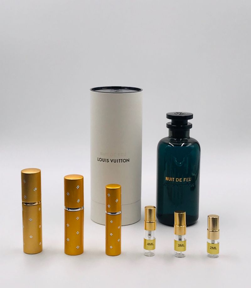 New in Box LouisVuitton NUIT DE FEU Perfume Fragrance 2- Samples